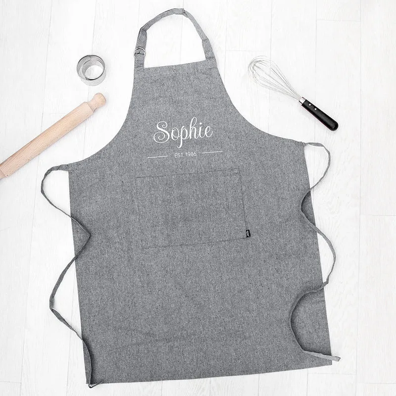 Personalised Personalised Birthday Est. Apron