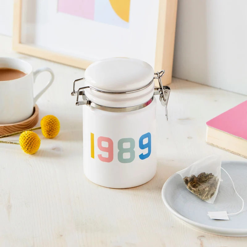 Personalised Personalised Birth Year Ceramic Jar