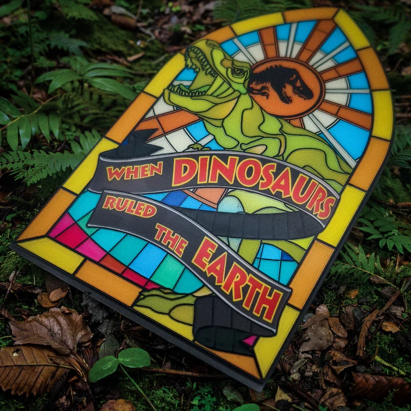 Jurassic Park - Stained Glass Window Limited Edition