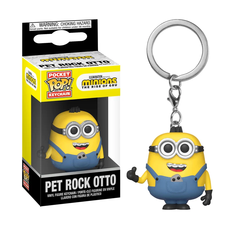 Minions 2 - Pet Rock Otto Funko Pop Schlüsselanhänger