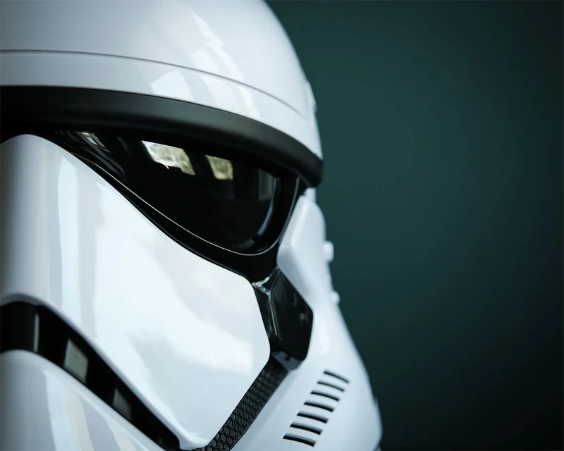First Order Stormtrooper Helm Replik mit Stimmenverzerrer - Star Wars