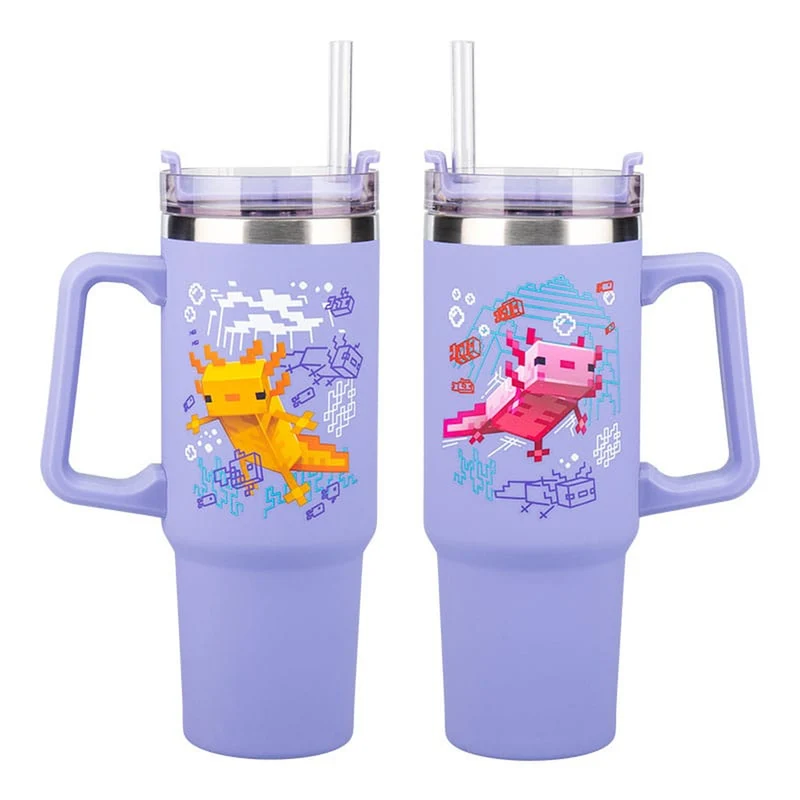 Minecraft Trinkbecher To Go Purple
