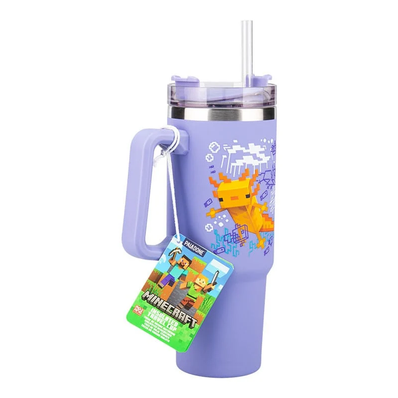 Minecraft Trinkbecher To Go Purple