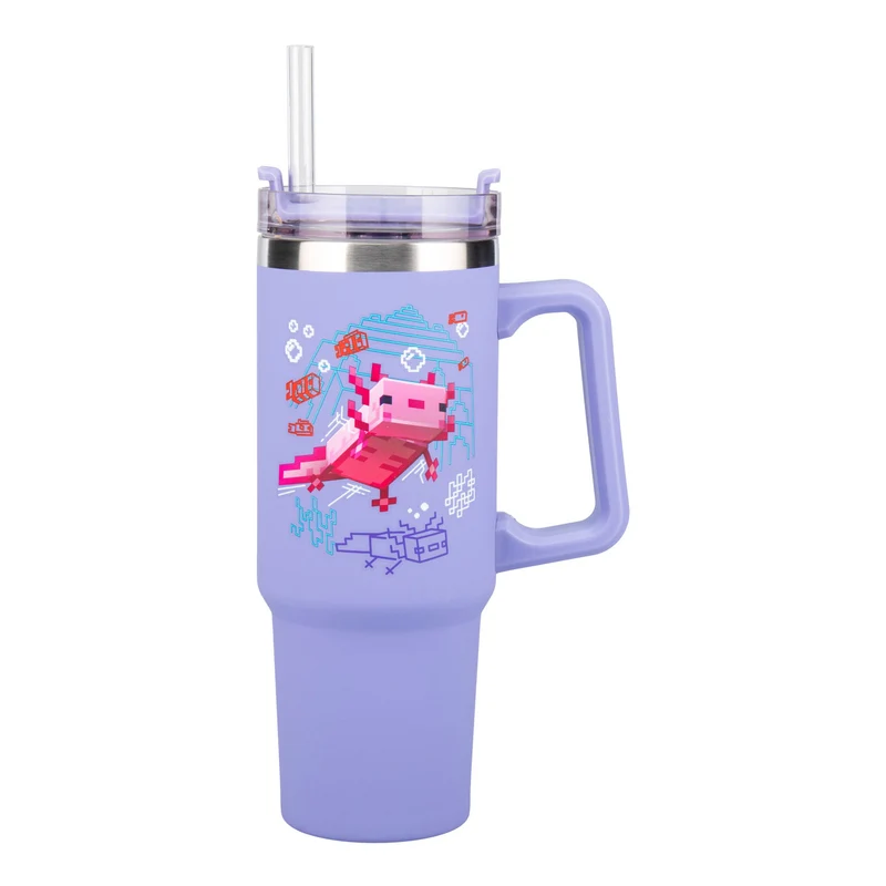 Minecraft Trinkbecher To Go Purple