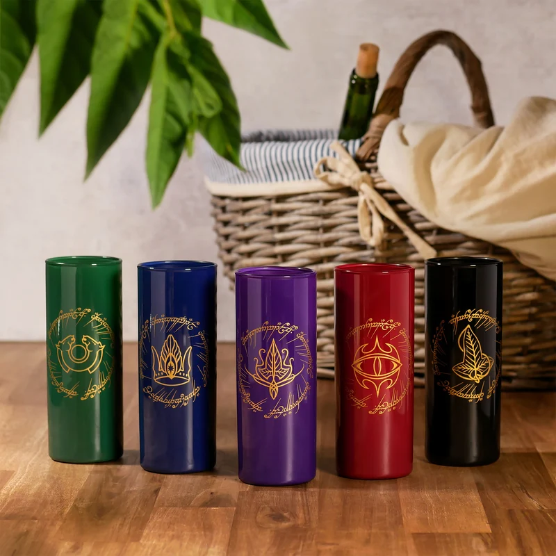 Mittelerde Symbol Gläserset 5-teilig - Der Herr der Ringe