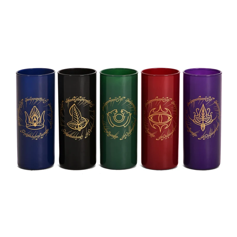 Mittelerde Symbol Gläserset 5-teilig - Der Herr der Ringe