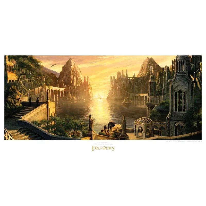 Der Herr der Ringe - Die Grauen Anfurten Kunstdruck