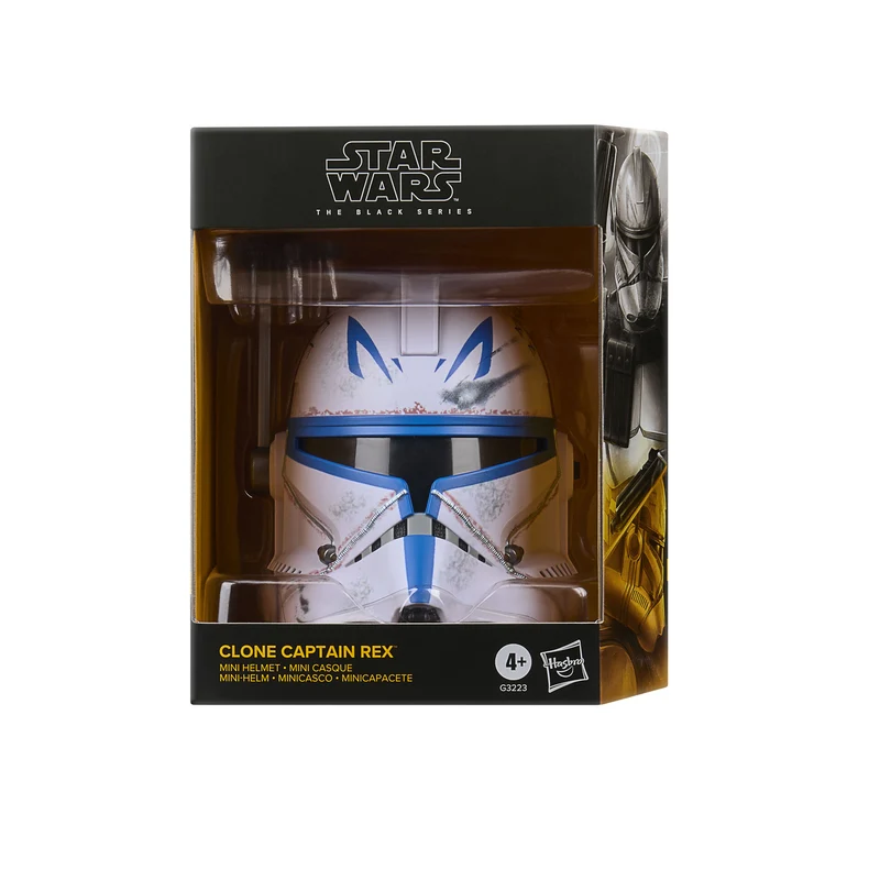 Star Wars - Captain Rex Mini Helm Replik auf Base