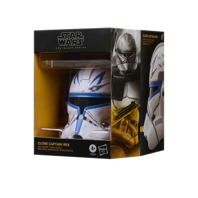 Star Wars - Captain Rex Mini Helm Replik auf Base