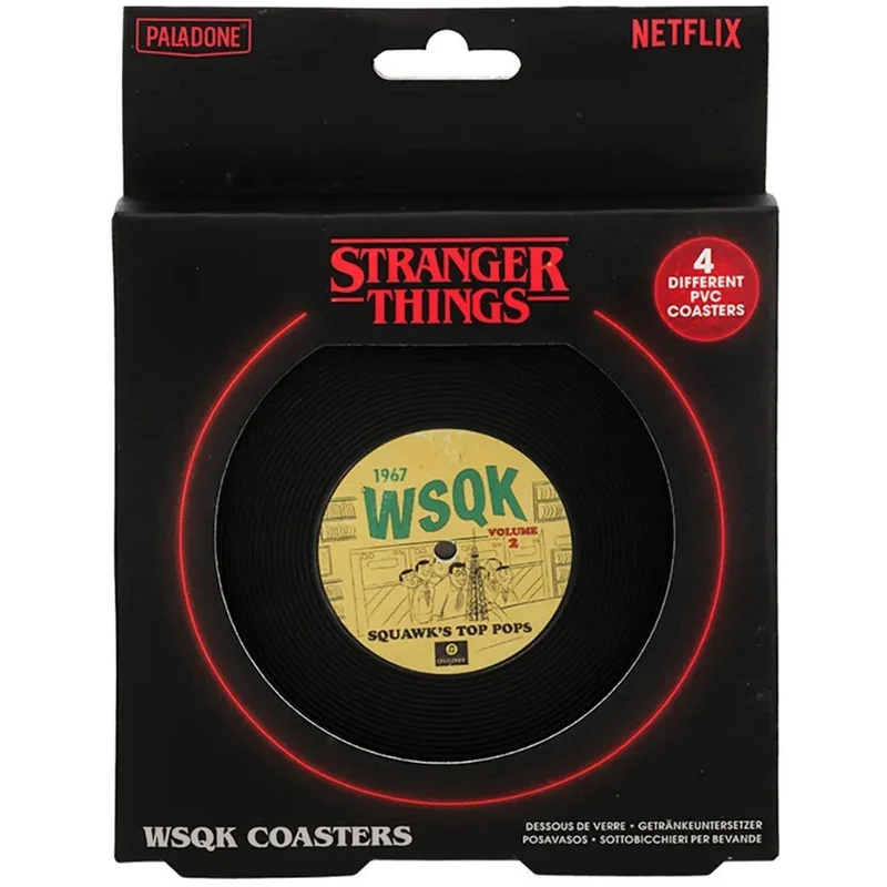 Stranger Things 5 Untersetzer WSQK 4er-Pack