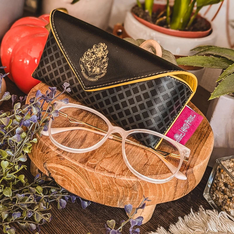 Harry Potter - Hogwarts Wappen Brillen-Etui schwarz
