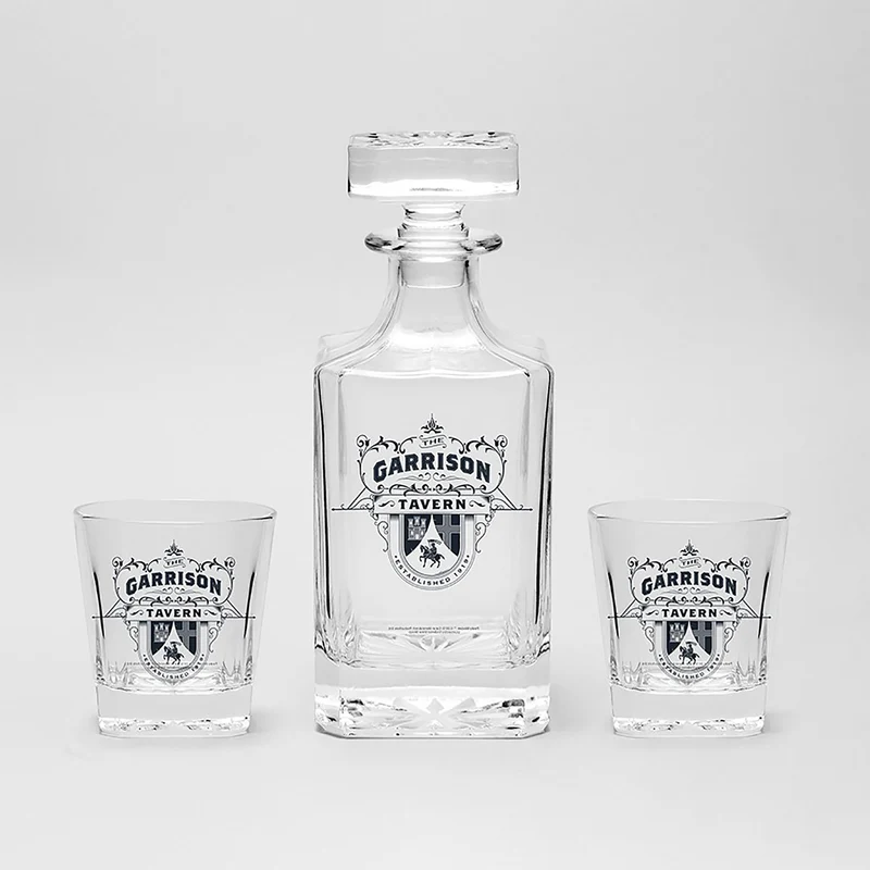 Peaky Blinders - Karaffe mit Stopfen und Gläser-Set