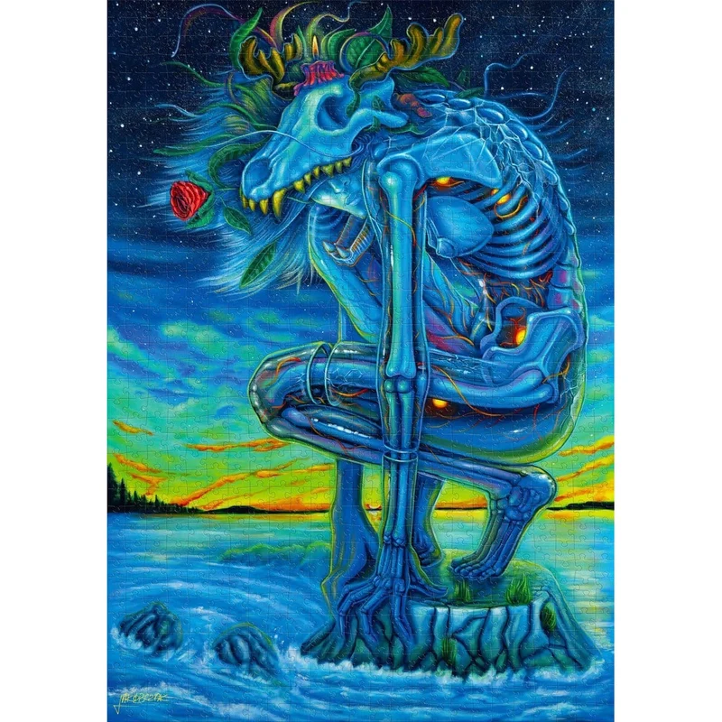 Imagination Series Puzzle Kamil Jakóbczak Bialy Wilk (1000 Teile)