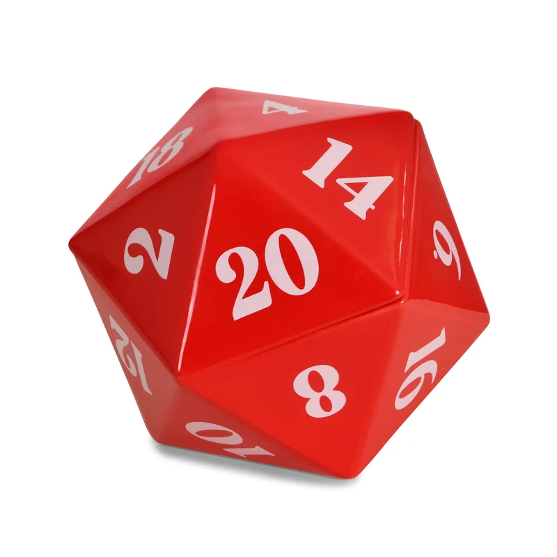 D20 Würfel Keksdose für Pen & Paper Fans