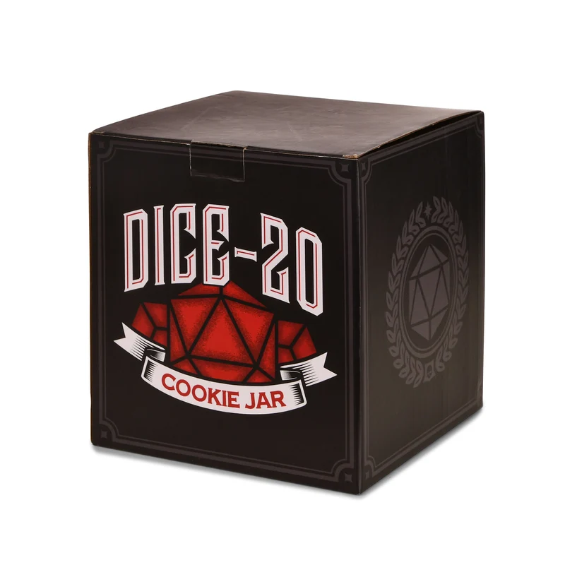 D20 Würfel Keksdose für Pen & Paper Fans