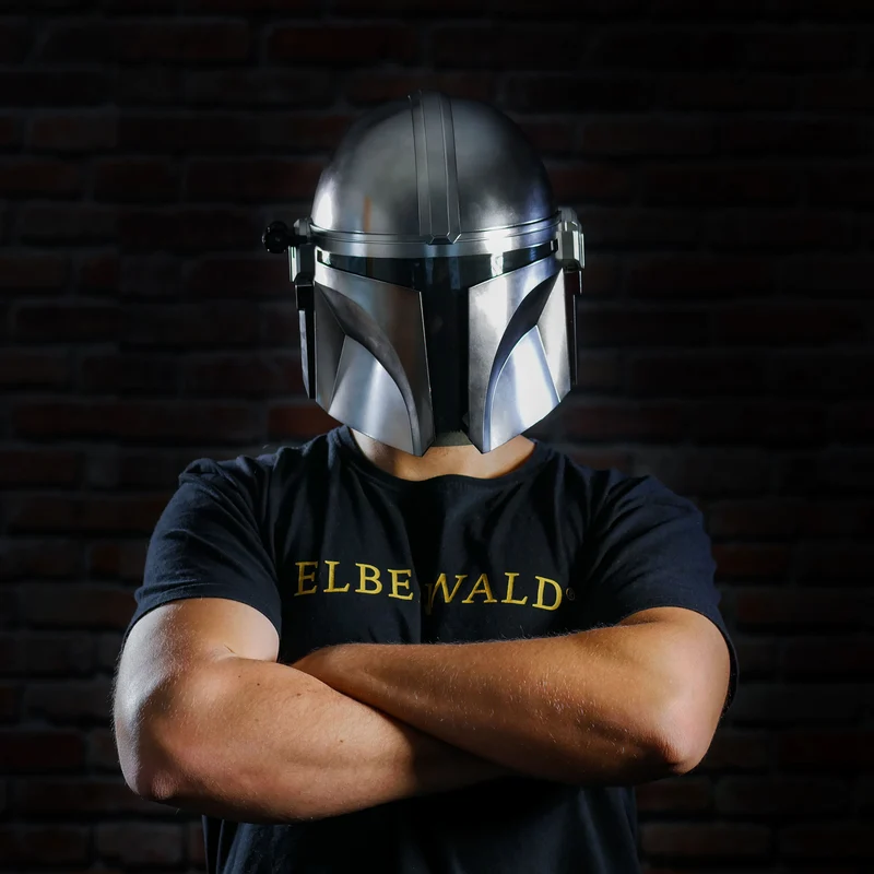 The Mandalorian Helm Replik mit Licht - Star Wars