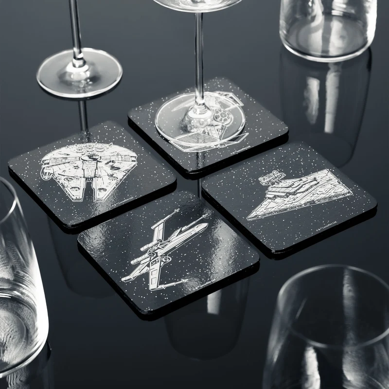 Star Wars - Spaceship Untersetzer Set