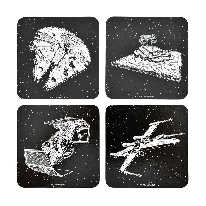 Star Wars - Spaceship Untersetzer Set
