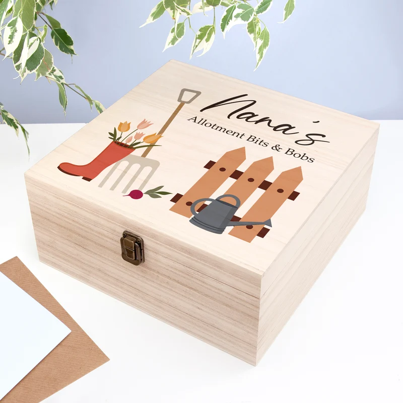 Personalised Personalised Allotment Accessories Box