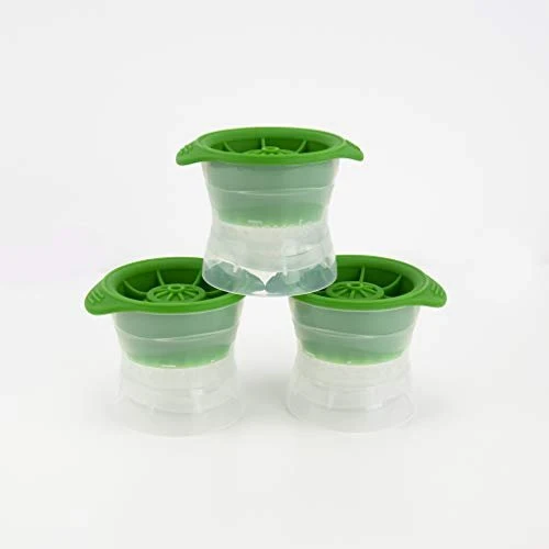 Tovolo Golf Ball Ice Molds (Set of 3) - Slow-Melting, Leak-Free, Reusable, & BPA-Free Craft Ice Molds / Great for Whiskey, Cocktails, Coffee, Soda, Fun Drinks, and Gifts