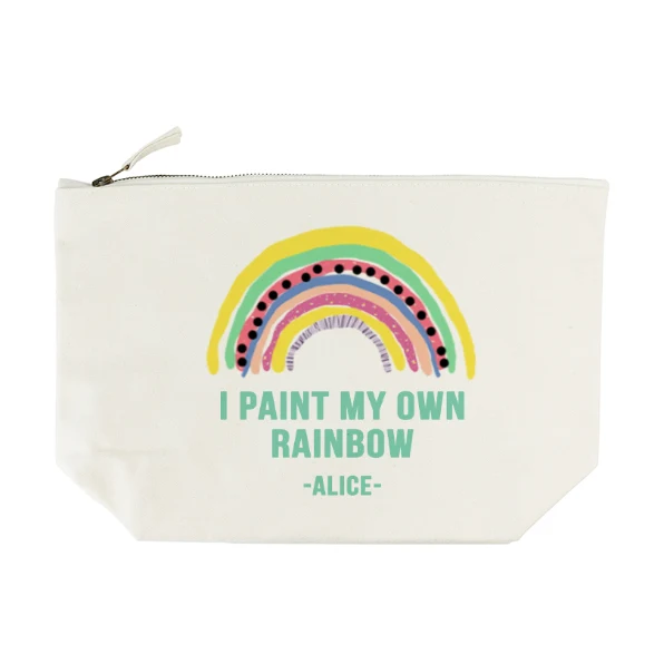 Personalised My Own Rainbow Wash Bag