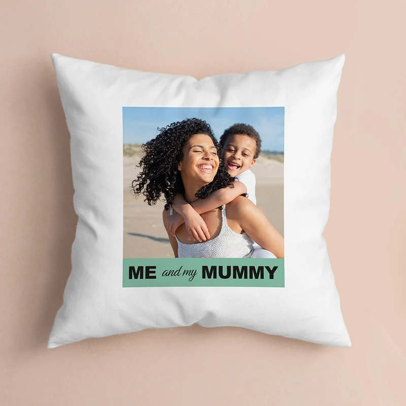 Mumâ€™s Personalised Photo Cushion Cover