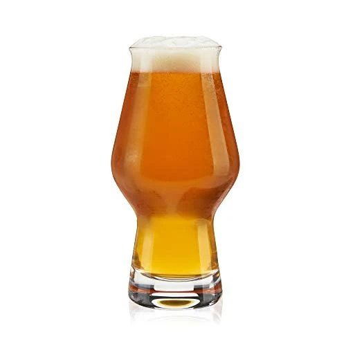 True IPA Glasses, Beer Pint Glasses, Craft Beer Glassware, IPA Glass Set, Set of 4, 16 Ounce Capacity, for Stouts, Pilsners, IPAs
