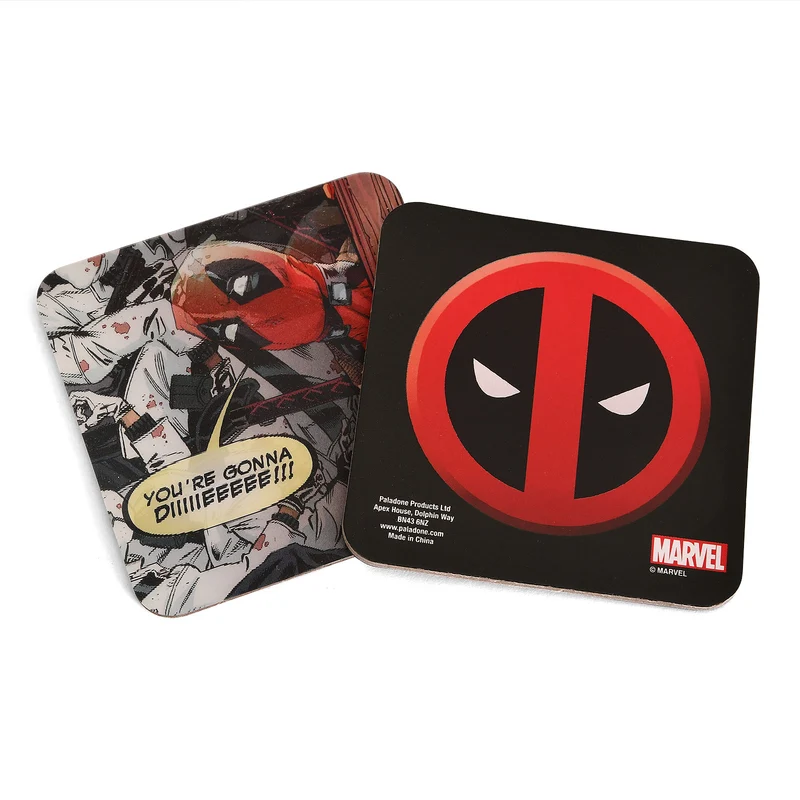 Deadpool 3D Untersetzer 4er Set