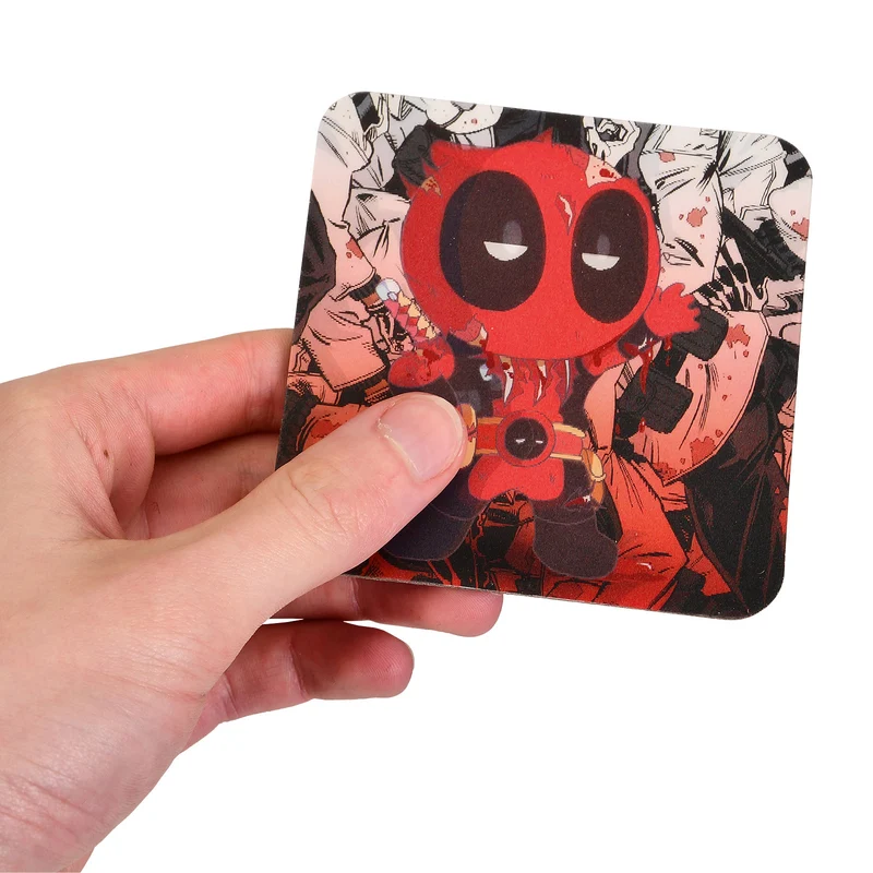Deadpool 3D Untersetzer 4er Set
