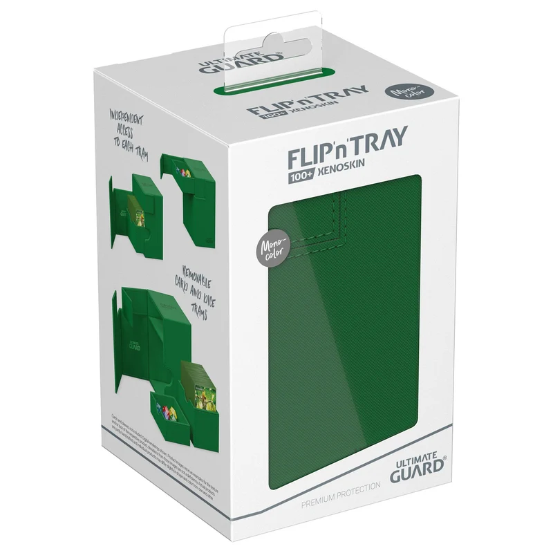Ultimate Guard Flip'n'Tray 100+ Xenoskin - Green