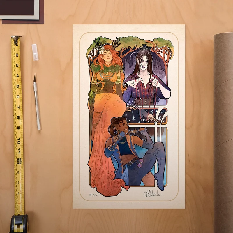 Critical Role Kunstdruck Marisha Ray: 10th Anniversary Art