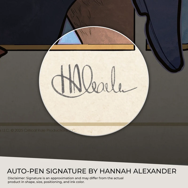Critical Role Kunstdruck Marisha Ray: 10th Anniversary Art