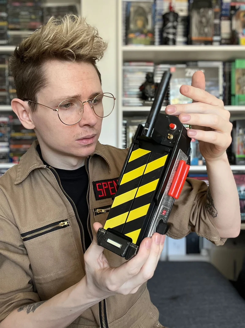 Ghostbusters - Geisterfalle Replik mit Raucheffekt