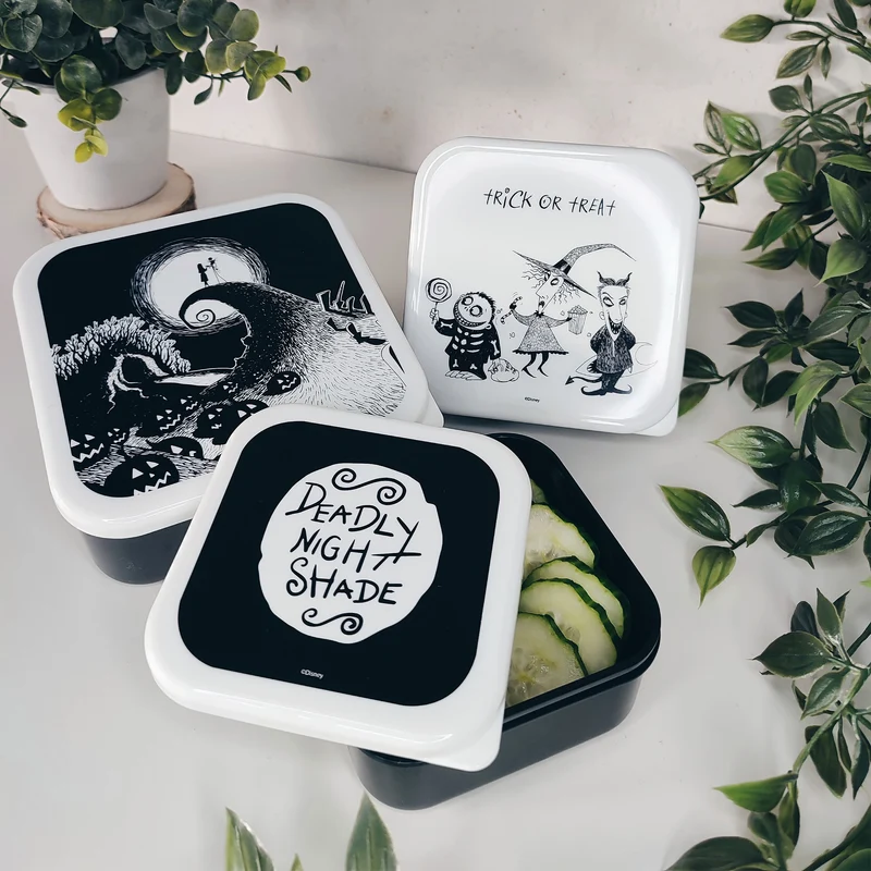 Nightmare Before Christmas - Deadly Shade Lunchbox 3er Set