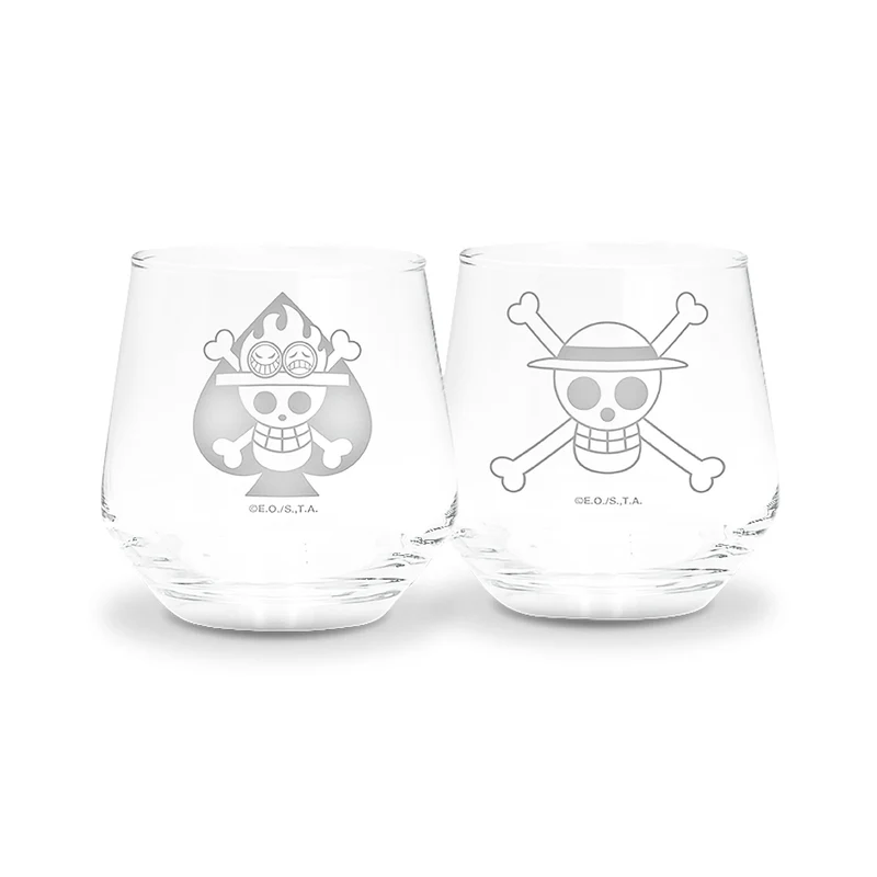 One Piece - Ruffy & Ace Gläserset