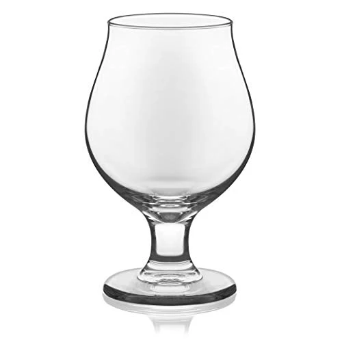 Libbey Craft Brews Classic Belgian Beer Glasses, 16-ounce, Set of 4