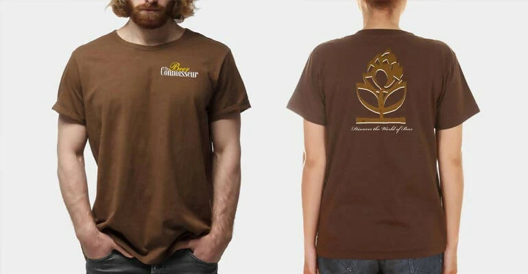 The Beer Connoisseur® - T-Shirt (Chocolate)