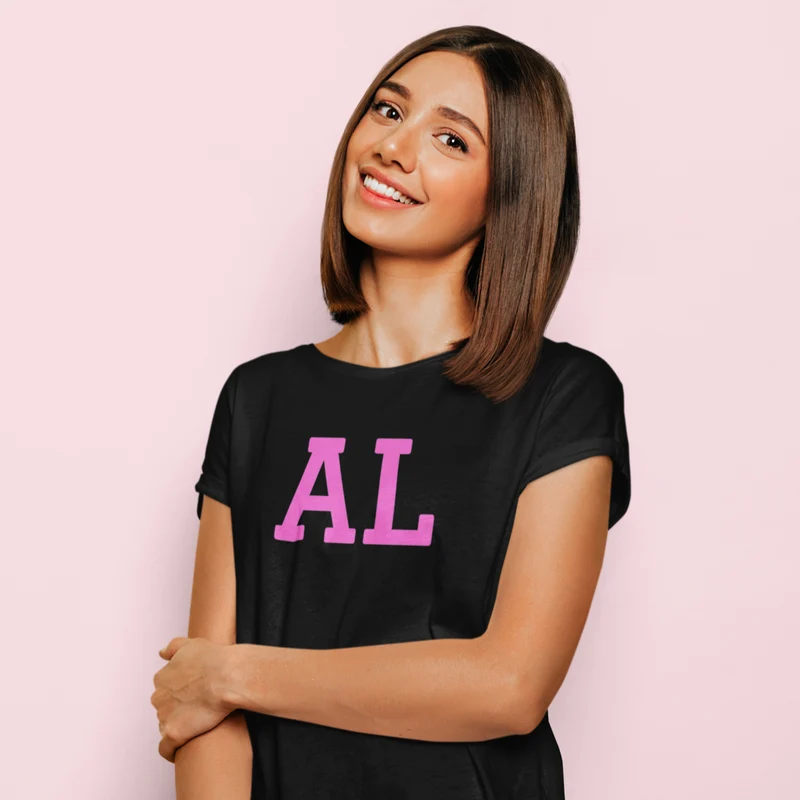 Personalised Monogrammed Women's T-Shirt
