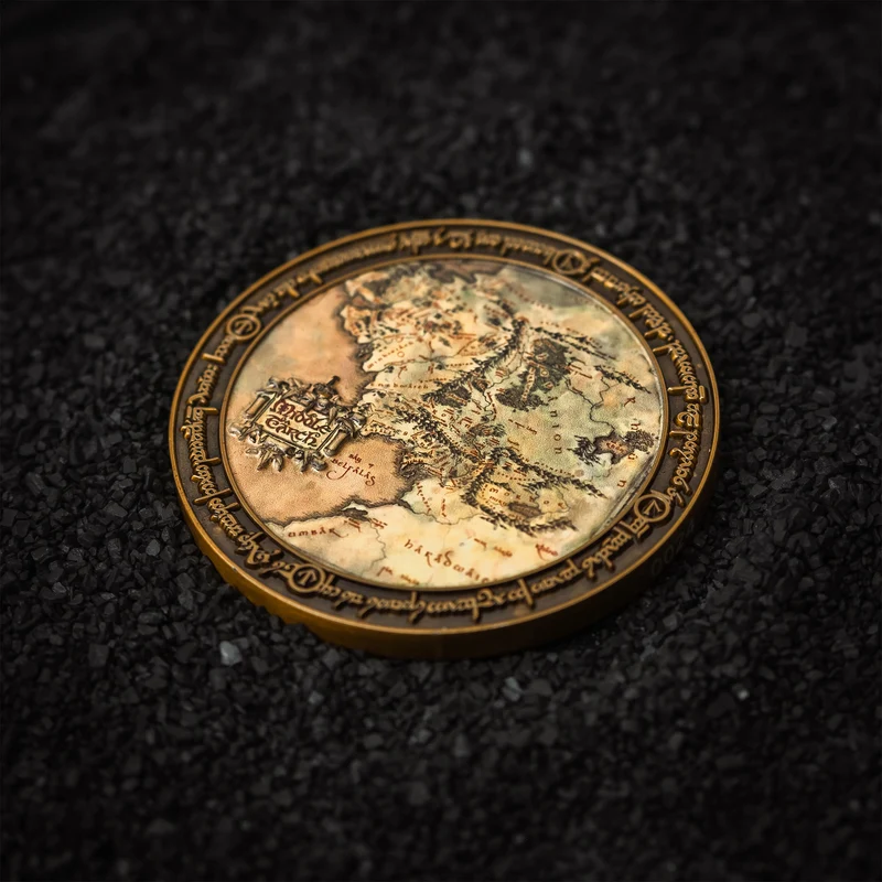 Der Herr der Ringe - Mittelerdekarte Sammlermünze limitiert