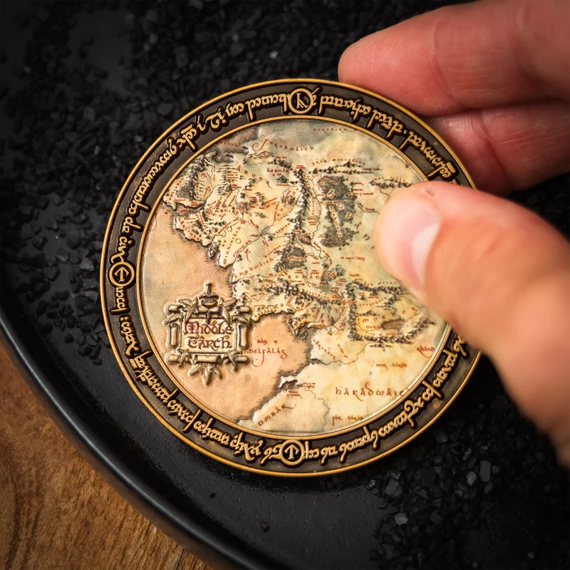 Der Herr der Ringe - Mittelerdekarte Sammlermünze limitiert