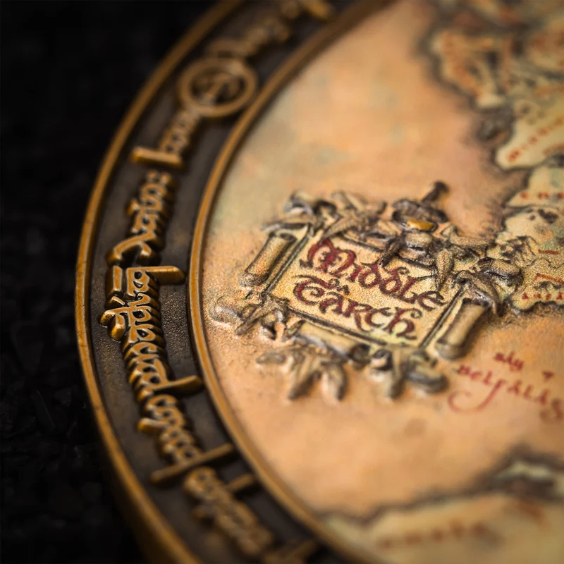Der Herr der Ringe - Mittelerdekarte Sammlermünze limitiert