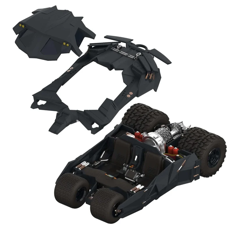 Batman 1989 Super Cyborg Fahrzeug Batmobile Tumbler (Full Color) 33 cm