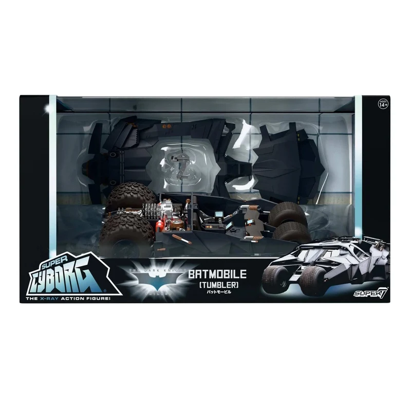 Batman 1989 Super Cyborg Fahrzeug Batmobile Tumbler (Full Color) 33 cm