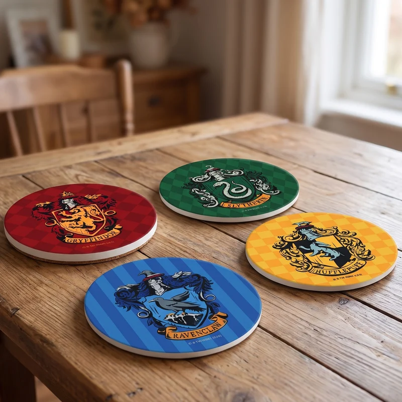 Harry Potter - Häuserwappen Untersetzer 4er Set