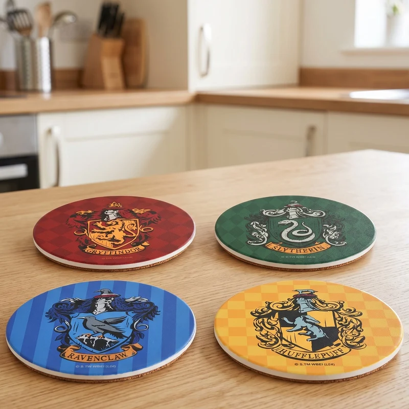 Harry Potter - Häuserwappen Untersetzer 4er Set