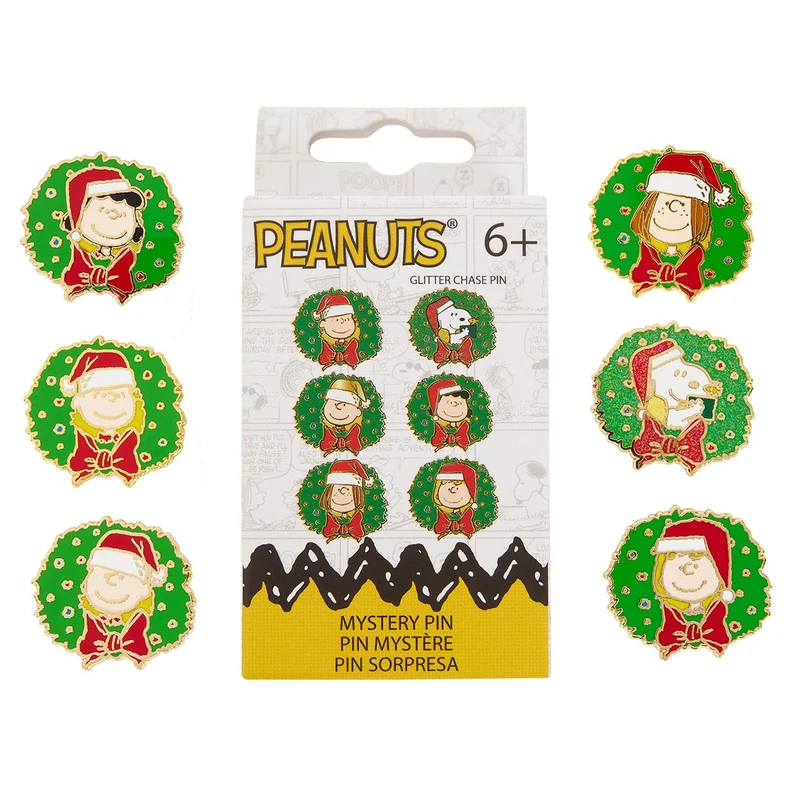Peanuts by Loungefly Ansteck-Pins Blind Box Snoopy and Friends Holiday Sortiment (12)