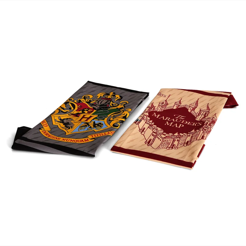 Harry Potter - Karte des Rumtreibers & Hogwarts Geschirrtücher Set