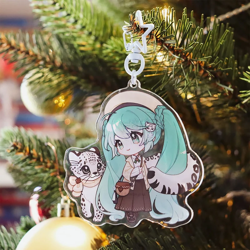 Hatsune Miku - Kawaii Winter Time Acryl Schlüsselanhänger