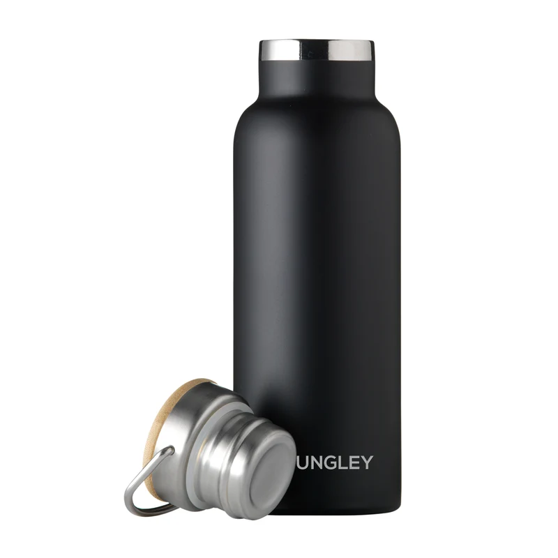 Jungley Insulated Water Bottle 17oz Bamboo Lid