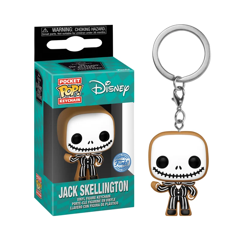 Nightmare Before Christmas - Jack Gingerbread Funko Pop Schlüsselanhänger